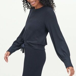 Splendid Woman’s Alpine Navy Blue Cozy Sweater Long Sleeve